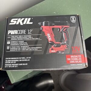 SKIL PWRCORE 12 12V Li-Ion Brushless Flip Drill Kit  DL6300D-11 NIB